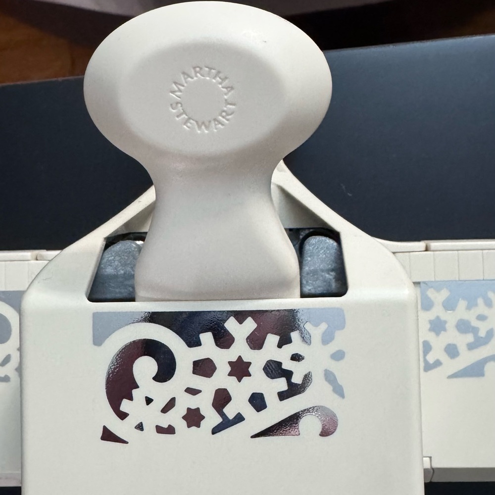 Martha Stewart Cream and Silver Home Design Stamp